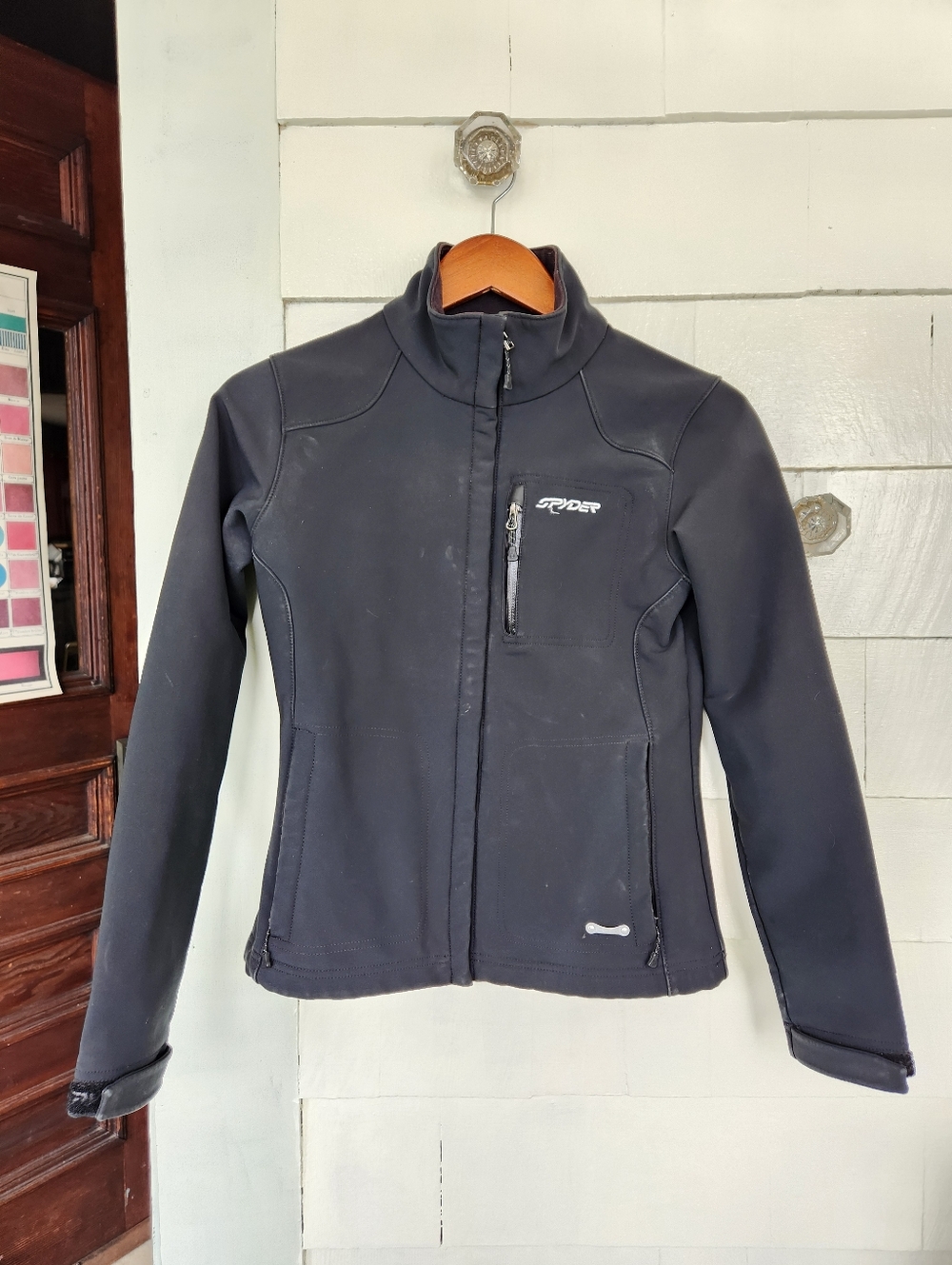 Spyder Women’s Black Softshell Utility Jacket Xs